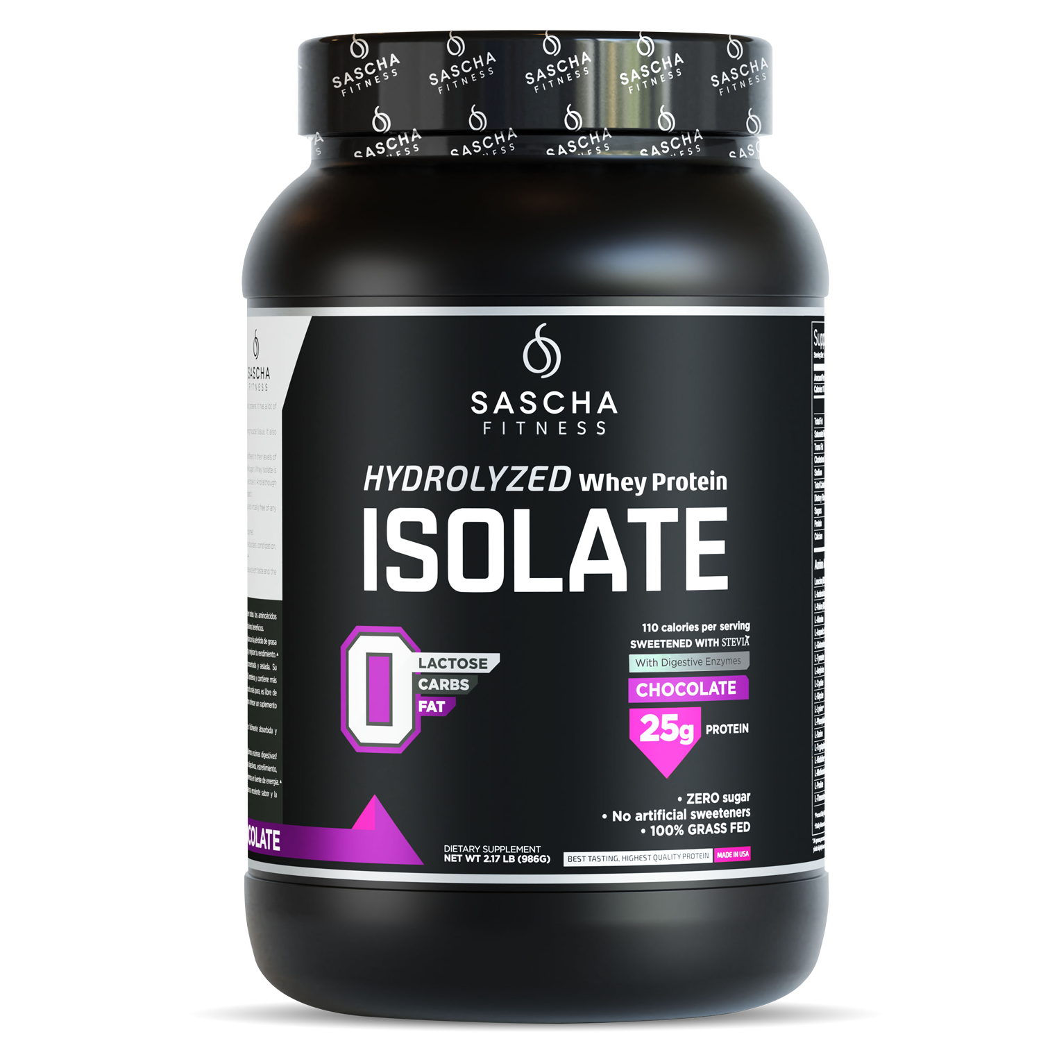 Hydrolyzed Whey Protein Isolate Chocolate Uhlala Fit Supply
