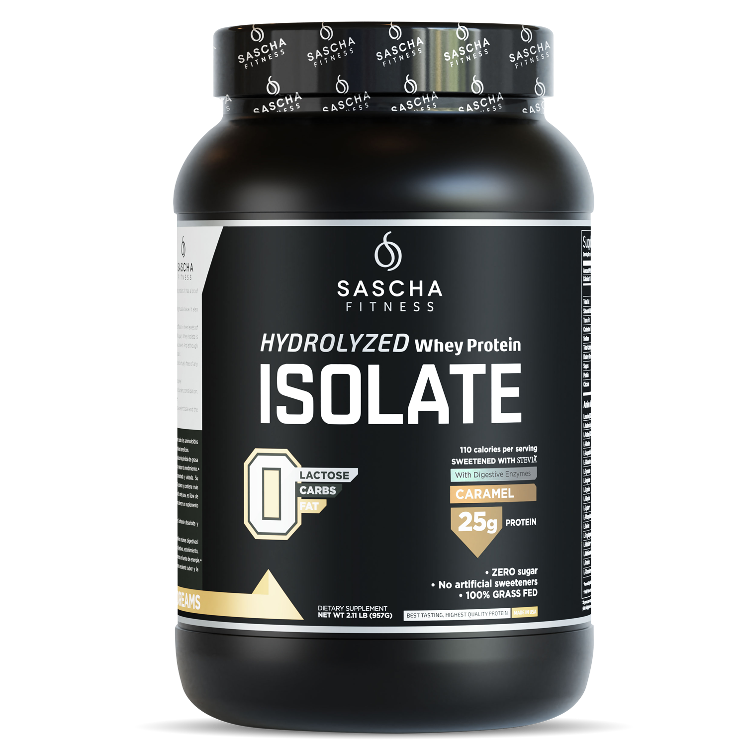 Hydrolyzed Whey Protein Isolate Caramelo Uhlala Fit Supply