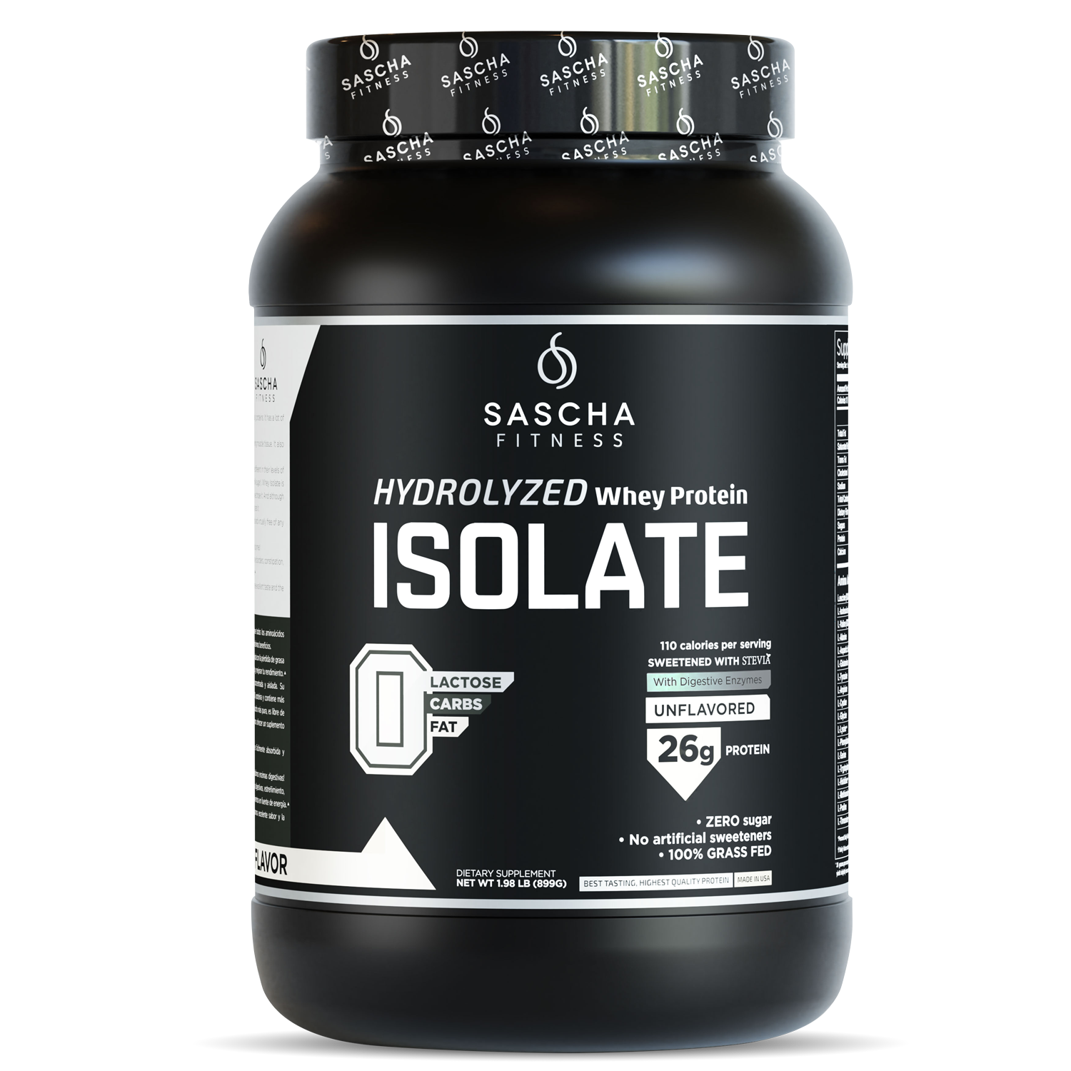Hydrolyzed Whey Protein Isolate Sin Sabor Uhlala Fit Supply