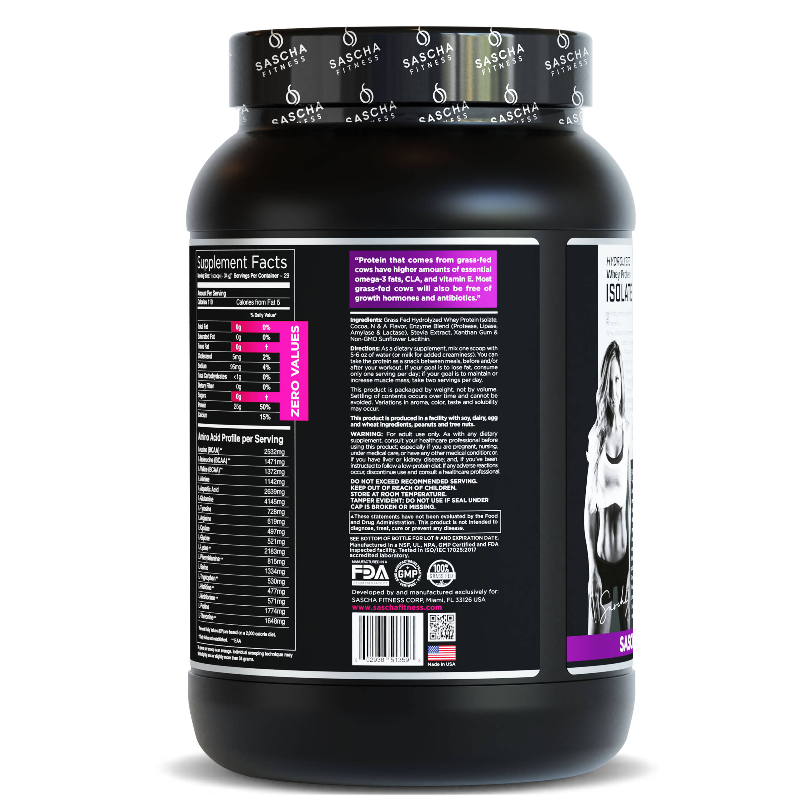 Hydrolyzed Whey Protein Isolate Chocolate Uhlala Fit Supply